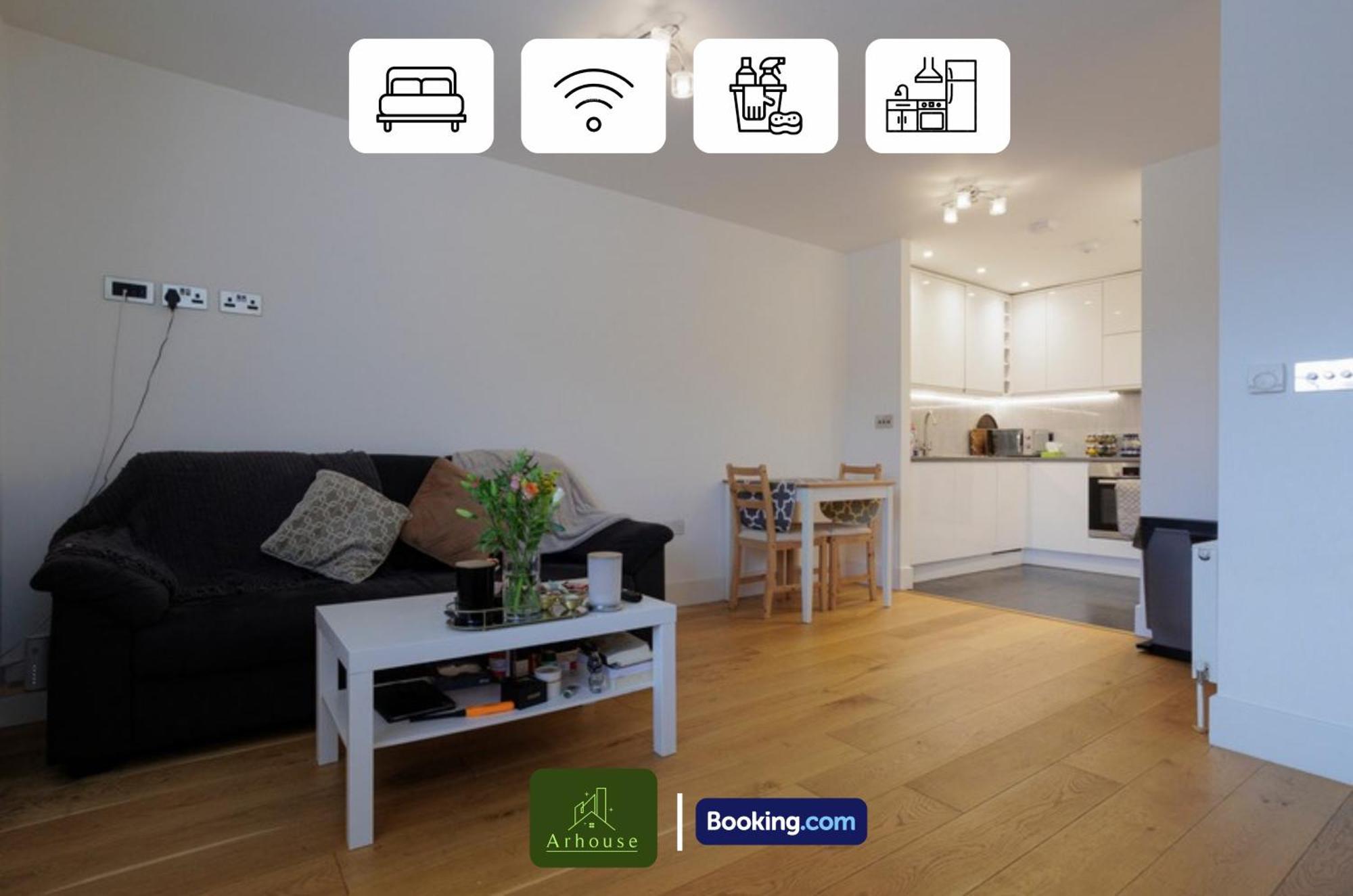 One Bedroom Apartment By Arhouse Apartments Short Lets & Serviced Accommodation Kingston With Free Wifi Kingston upon Thames  Exterior photo